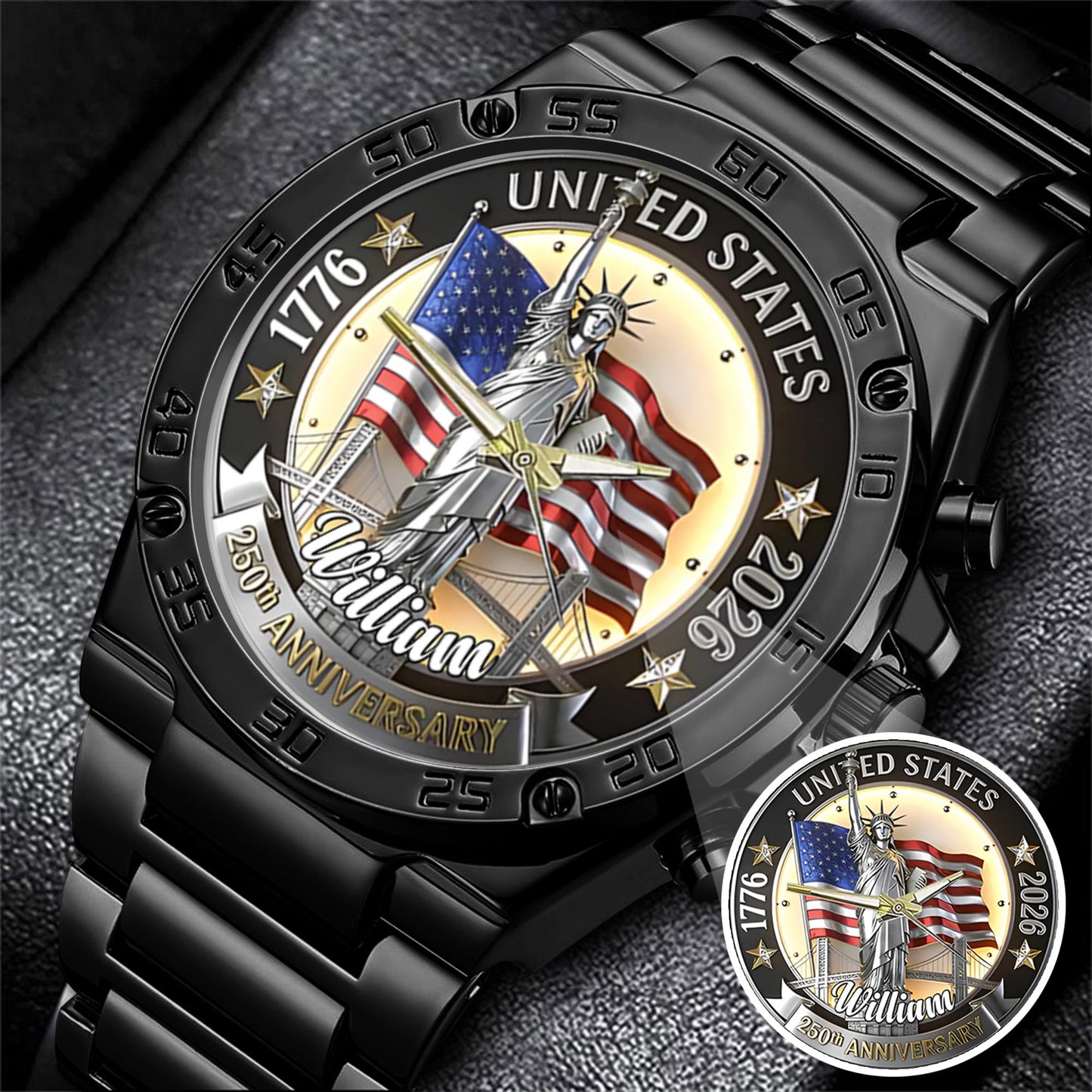 250th Anniversary Customized Watch