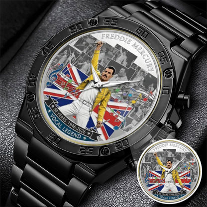 Freddie Mercury Stainless Steel Watch