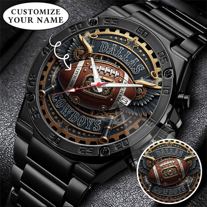 Custom Football Team Watch – Personalized Name Gridiron Edition