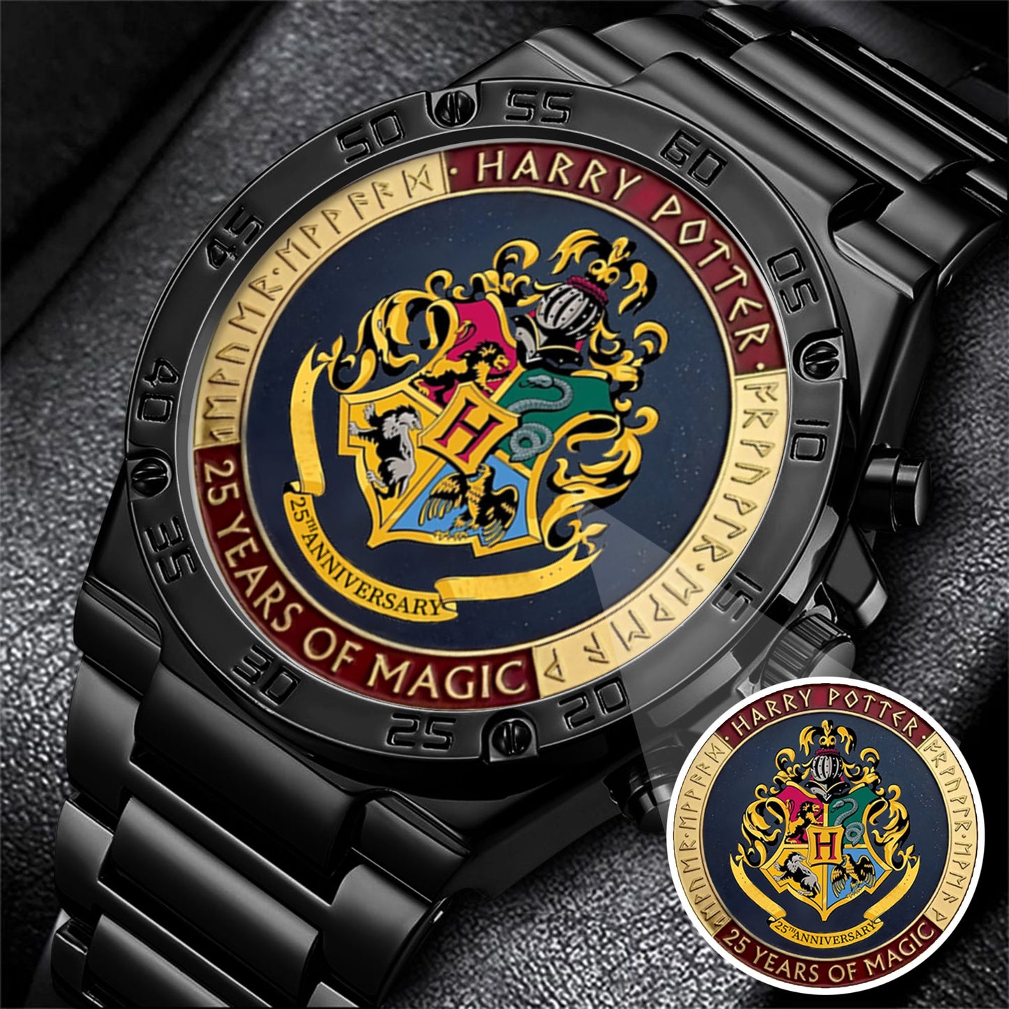 Harry Potter 25th Anniversary Stainless Steel Watch