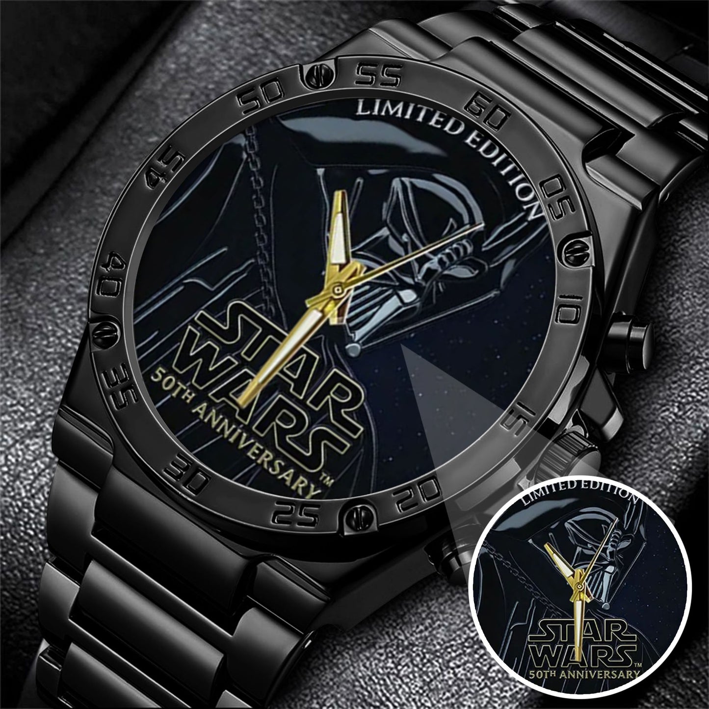 Star Wars 50th Anniversary Stainless Steel Watch