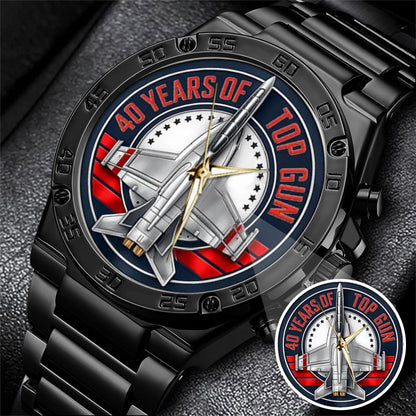 Top Gun 40th Anniversary Stainless Steel Watch