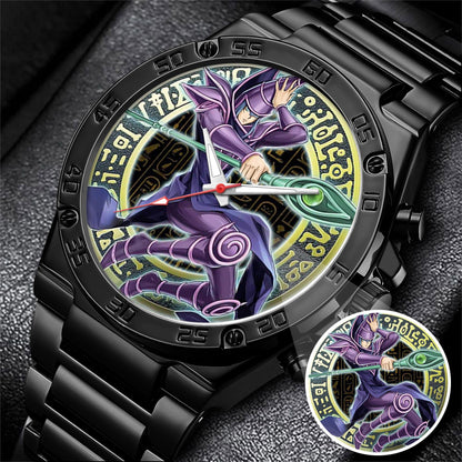 Anime YGO Dark Magician Watch Dial – Limited Art Design