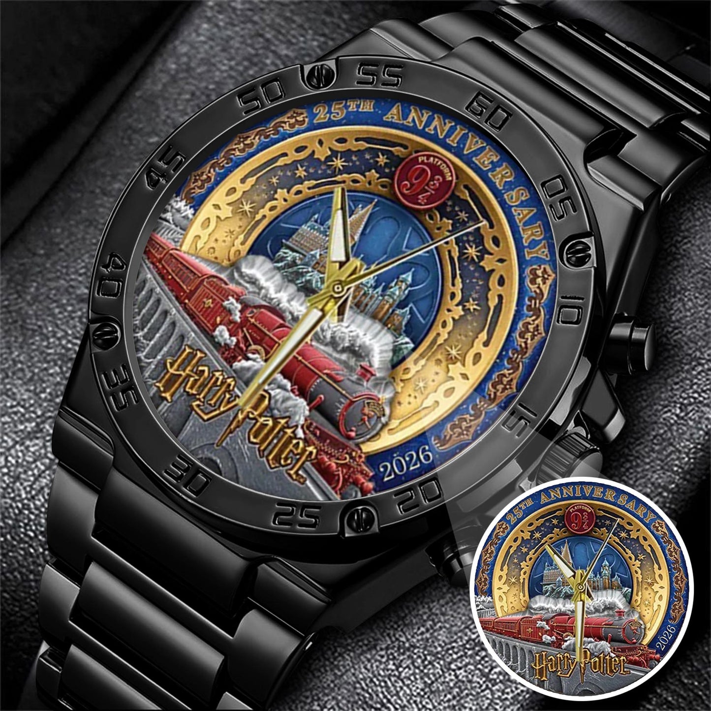 Harry Potter 25th Anniversary Stainless Steel Watch