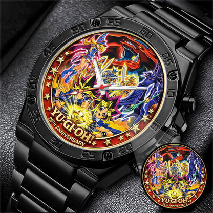 Anime Yugioh 25th Anniversary Coin Custom Watch