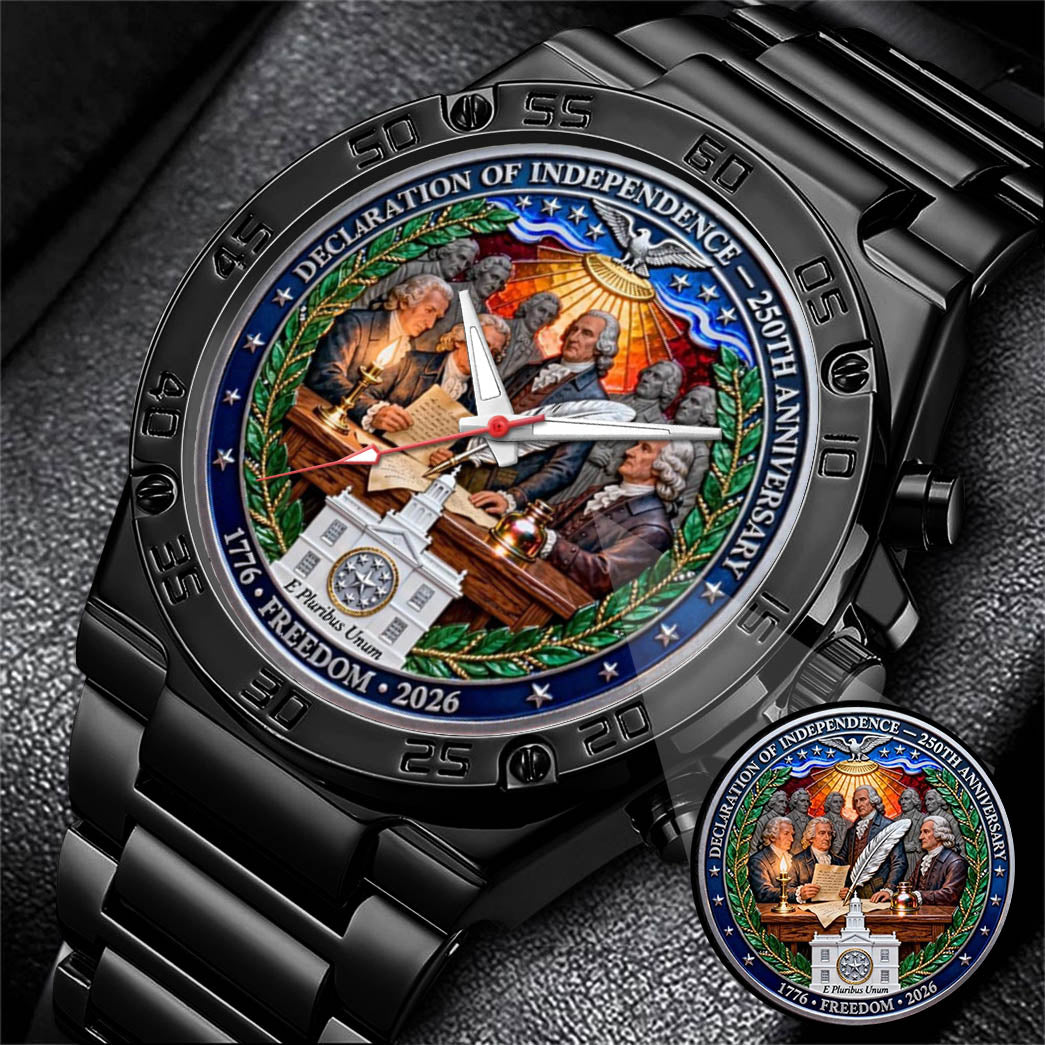 USA 250th Anniversary Founding Fathers Watch