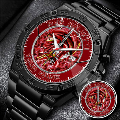 Power Rangers Red Ninjetti Personalized Watch