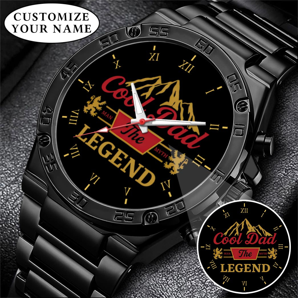 Personalized Father's Day Cool Dad The Legend Watch