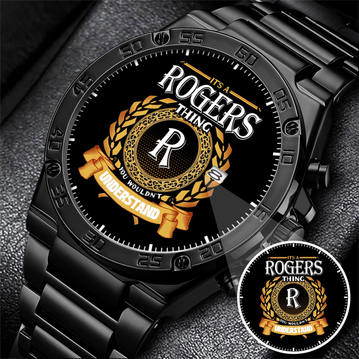 Personalized It's A Thing You Wouldn't Understand Custom Name Watch