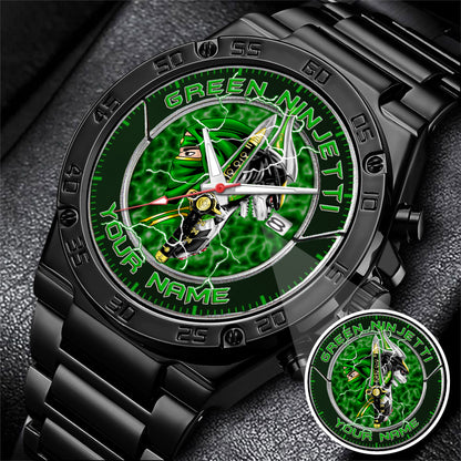 Power Rangers Green Ninjetti Personalized Watch