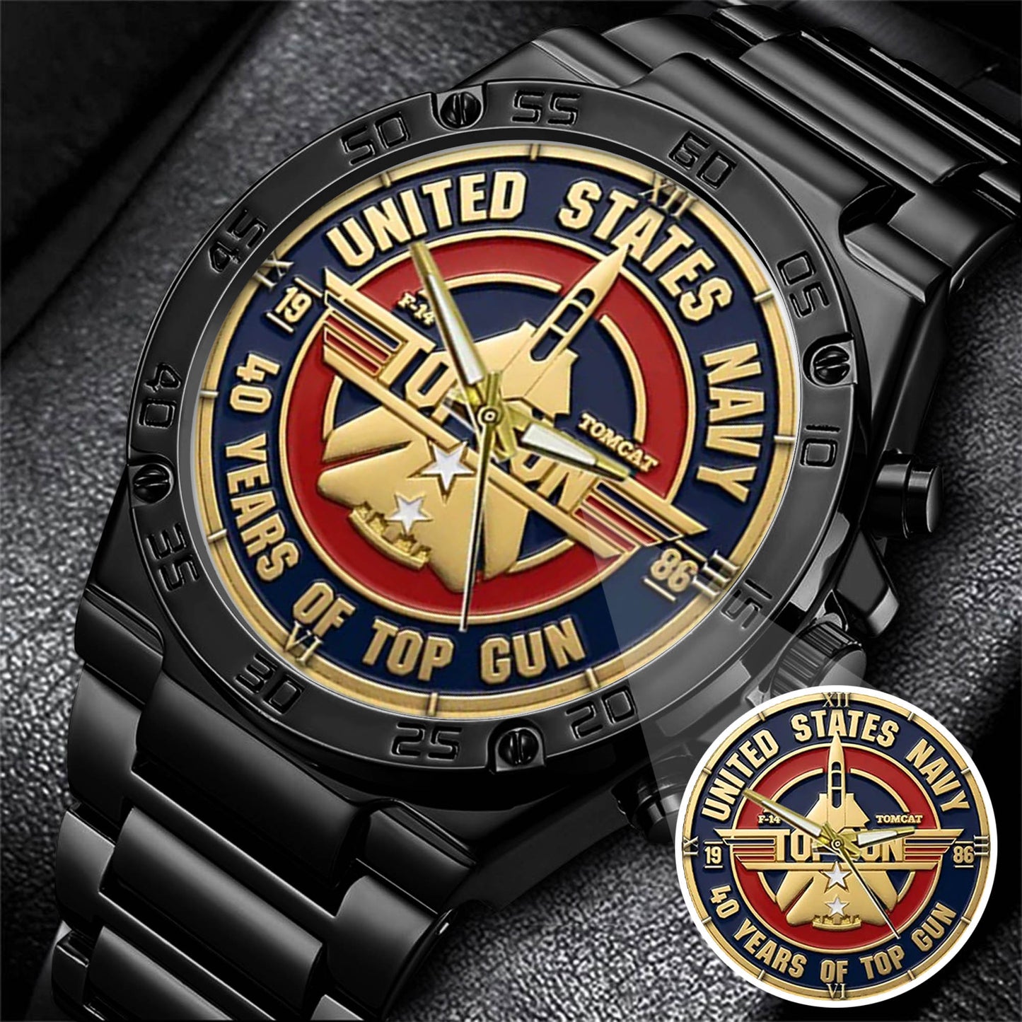 The 40th Aniversary Of Top Gun Custom Watch