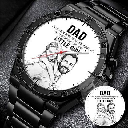 Father's Day Dad and Little Girl Husband Daddy Grandpa Limited Edition Watch