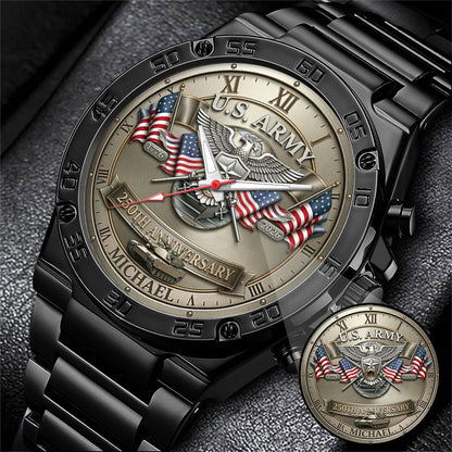 USA 250th Anniversary U.S. Army - Custom Name Watch