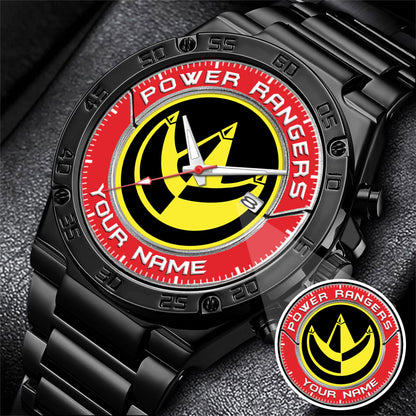 Mighty Morphin Power Rangers Dragon Zord Custom Name Watch