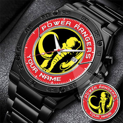 Mighty Morphin Power Rangers Mastodon Custom Name Watch