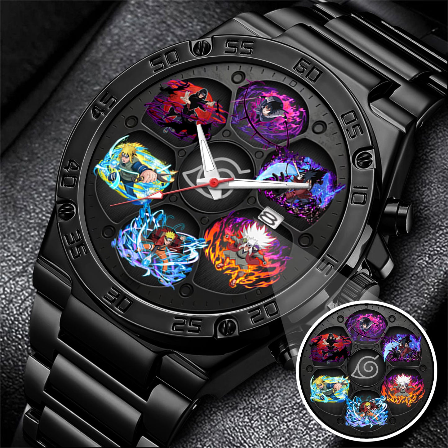 Anime Naruto Shippuden Art Custom Watch