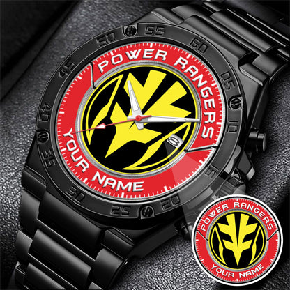 Mighty Morphin Power Rangers Tigerzord Custom Name Watch