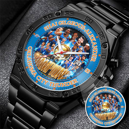Basketball OKC 2024-2025 Champion Personalized Watch
