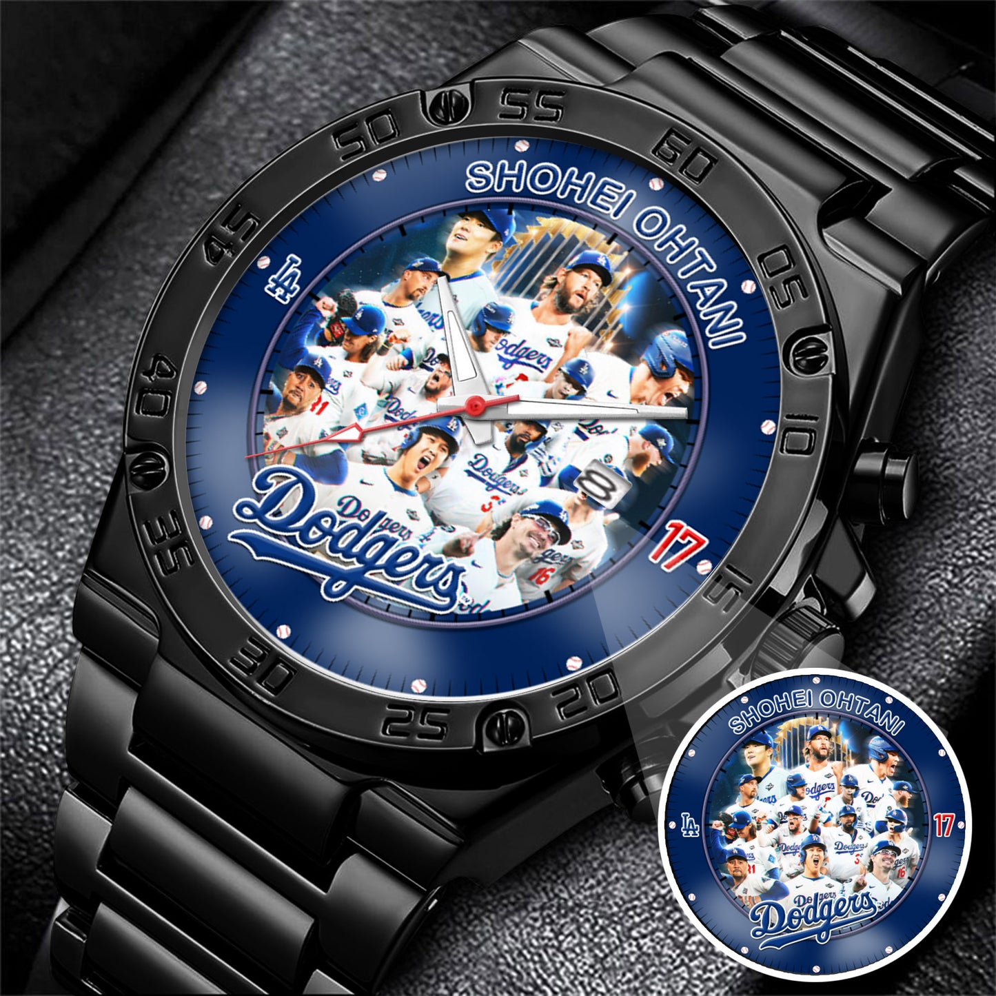 Personalized LA Dodgers 2025 Worlds Series Champion Watch
