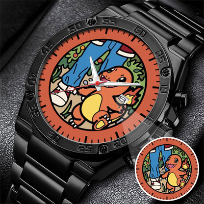 PKM Charmander Fire Edition Stainless Steel Watch