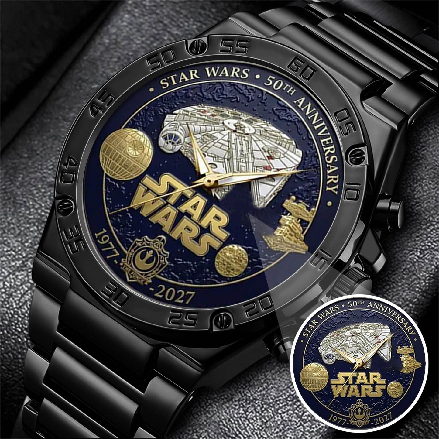 Star Wars 50th Anniversary Stainless Steel Watch