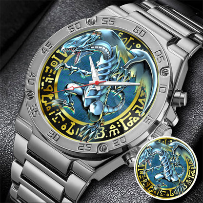 Anime YGO Blue-Eyes White Dragon Watch Dial – Limited Art Design
