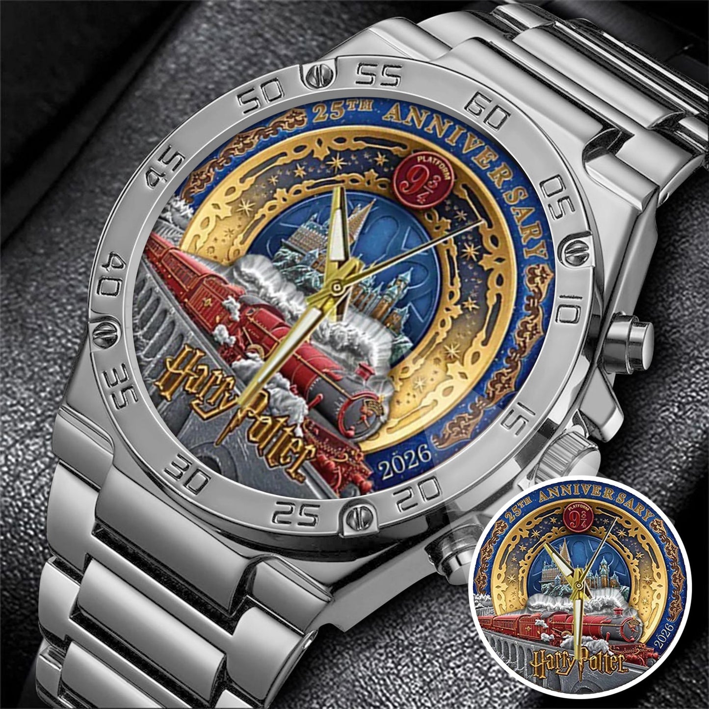 Harry Potter 25th Anniversary Stainless Steel Watch