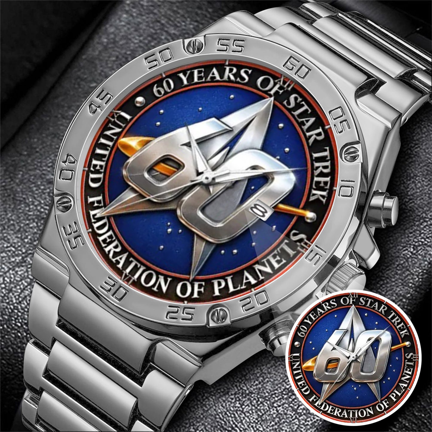 Star Trek 60th Anniversary Stainless Steel Watch