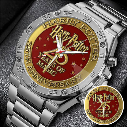 Harry Potter 25th Anniversary Stainless Steel Watch