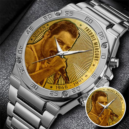 Freddie Mercury Stainless Steel Watch