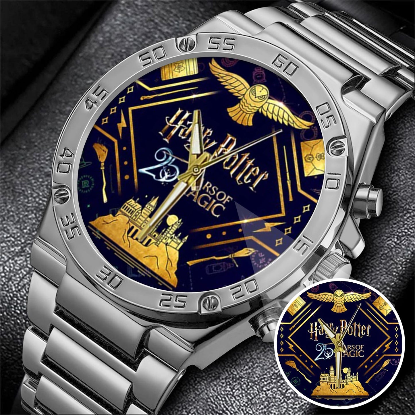 Harry Potter 25th Anniversary Stainless Steel Watch