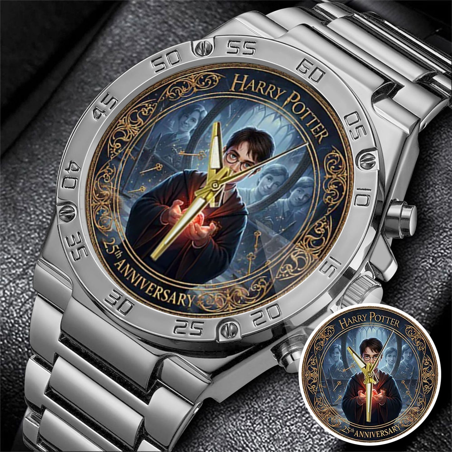 Harry Potter 25th Anniversary Stainless Steel Watch
