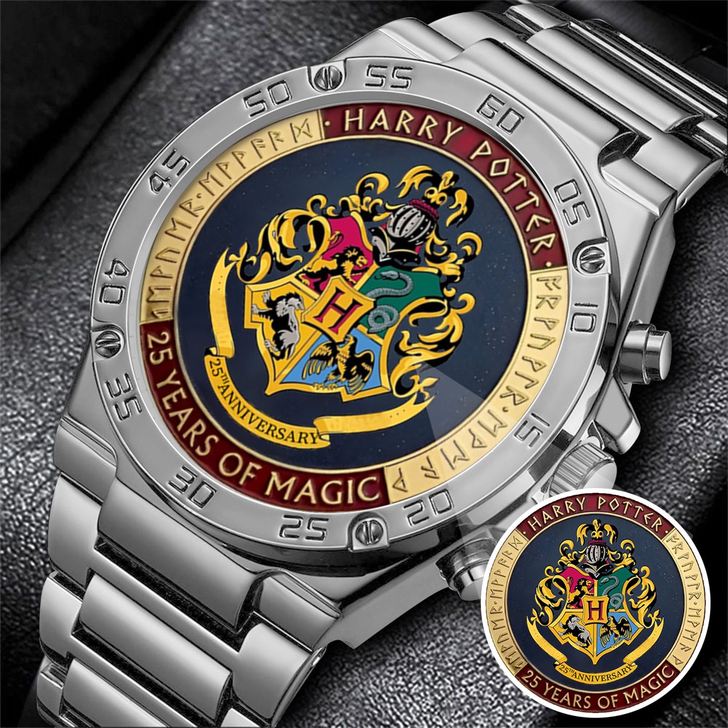 Harry Potter 25th Anniversary Stainless Steel Watch