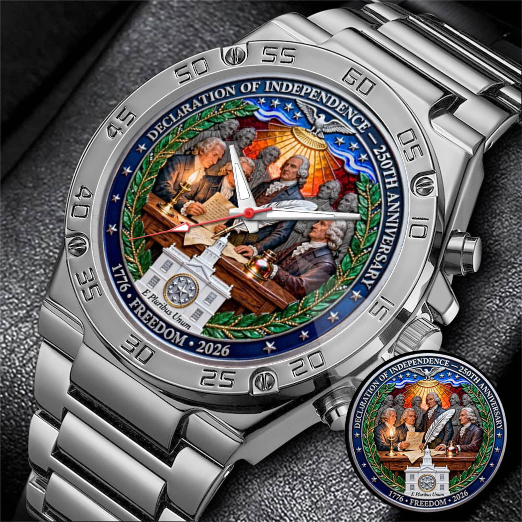 USA 250th Anniversary Founding Fathers Watch