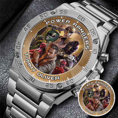 Legendary Tommy Oliver Rangers Art JDF Merories Custom Watch