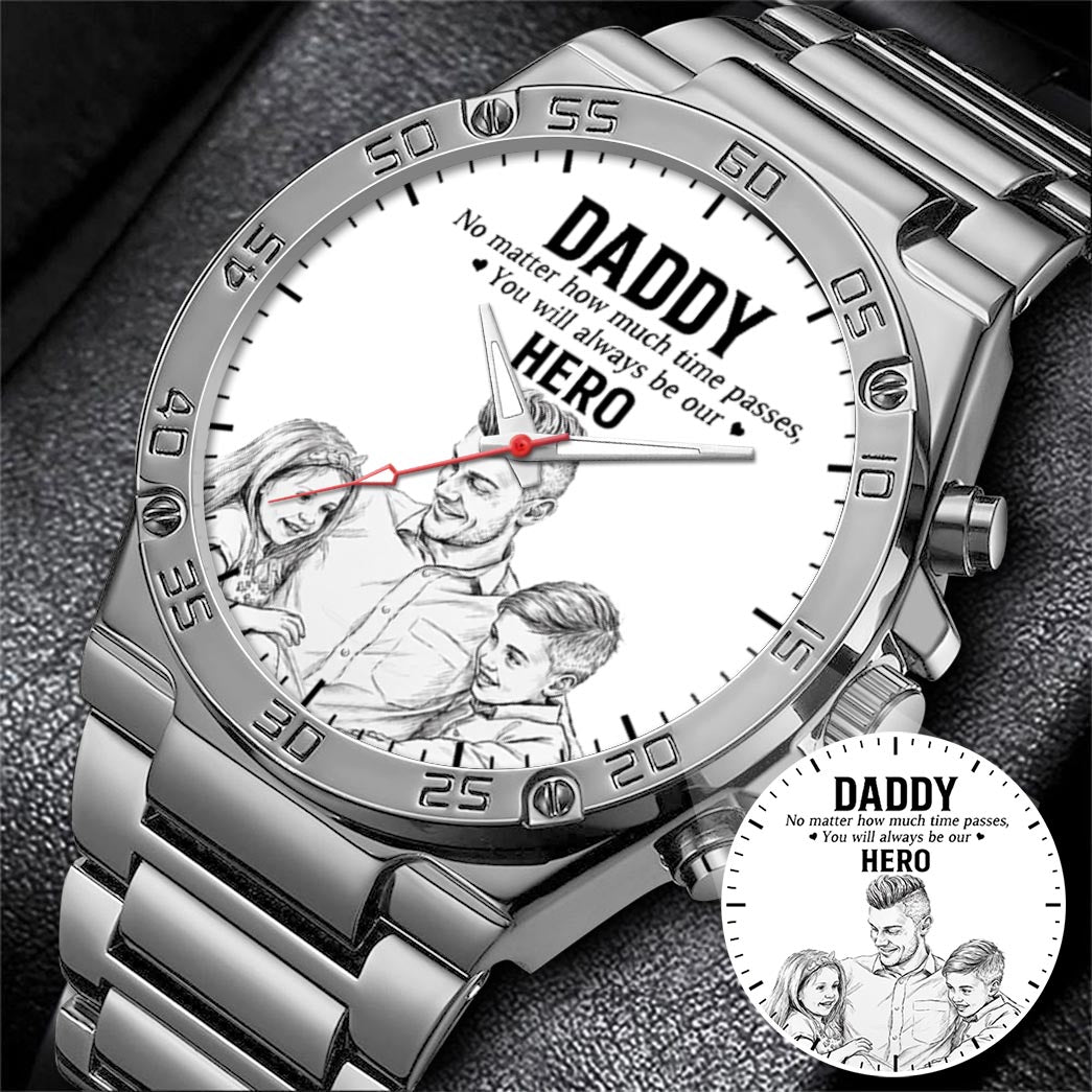 Father's Day Hero Husband Daddy Grandpa Limited Edition Watch