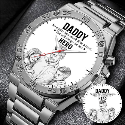 Father's Day Hero Husband Daddy Grandpa Limited Edition Watch