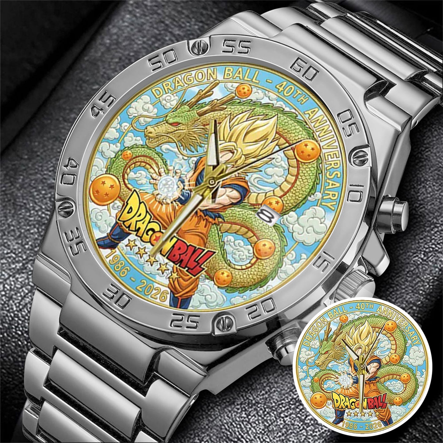 Dragon Ball 40th Anniversary Stainless Steel Watch