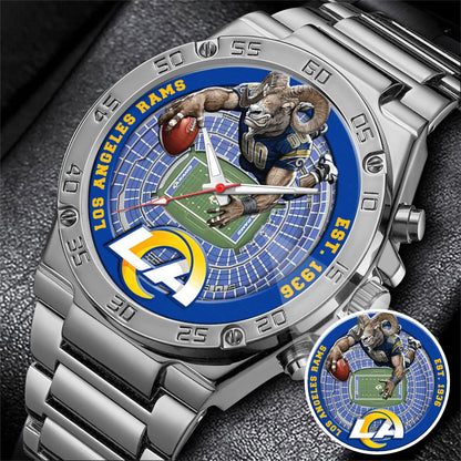 Los Angeles Rams Stainless Steel Watch