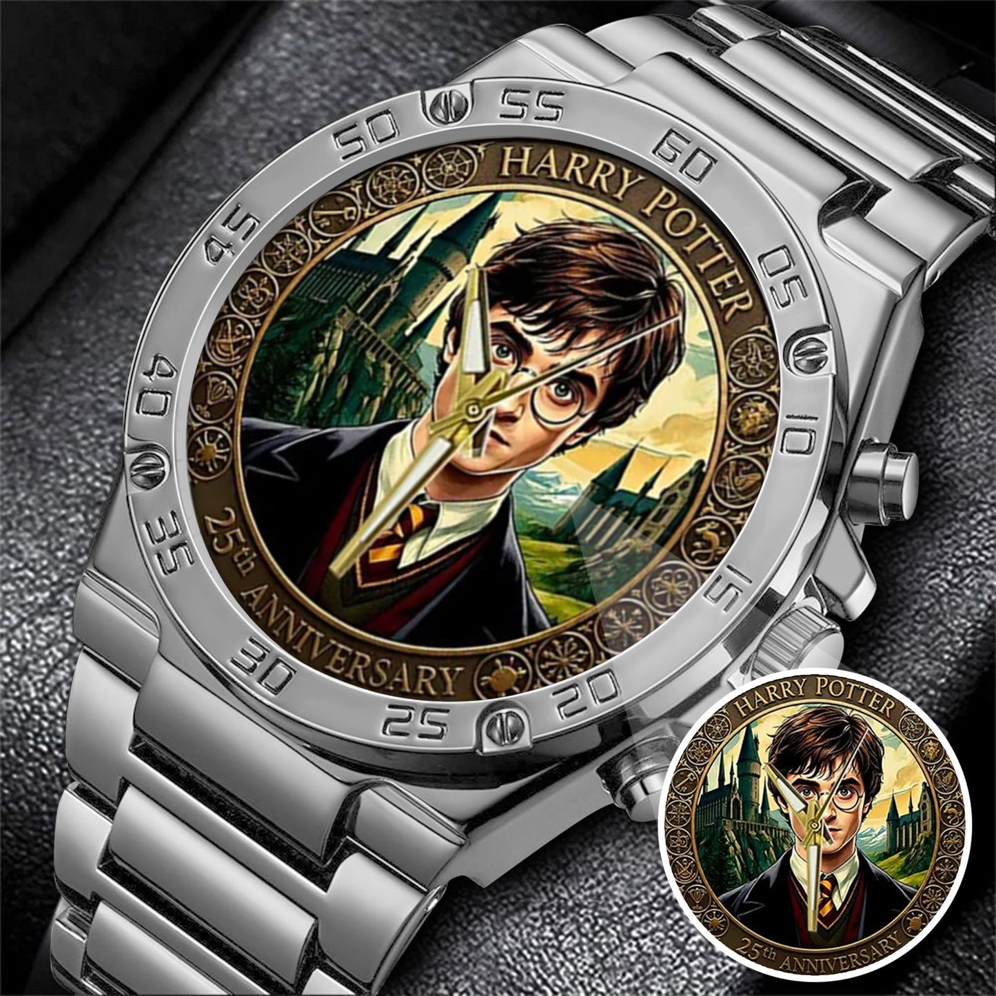 Harry Potter 25th Anniversary Stainless Steel Watch