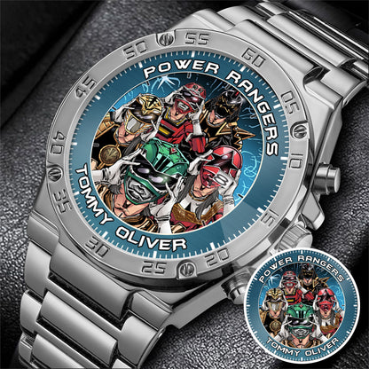 Legendary Tommy Oliver Rangers Art JDF Merories Custom Watch