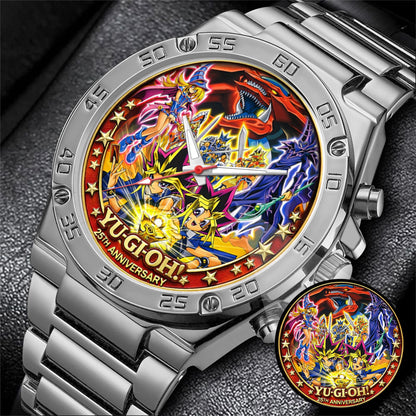 Anime Yugioh 25th Anniversary Coin Custom Watch