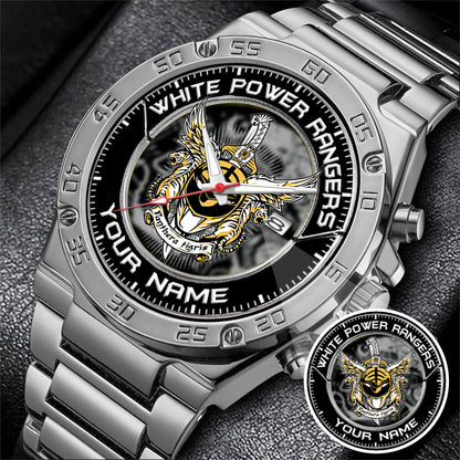 Mighty Morphin Power Rangers Tigerzord Custom Name Watch