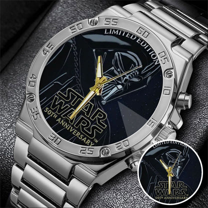 Star Wars 50th Anniversary Stainless Steel Watch