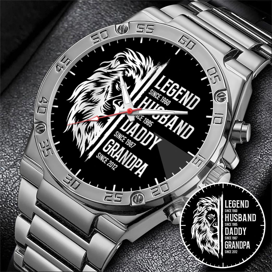 Father's Day Legend Husband Daddy Grandpa Limited Edition Watch