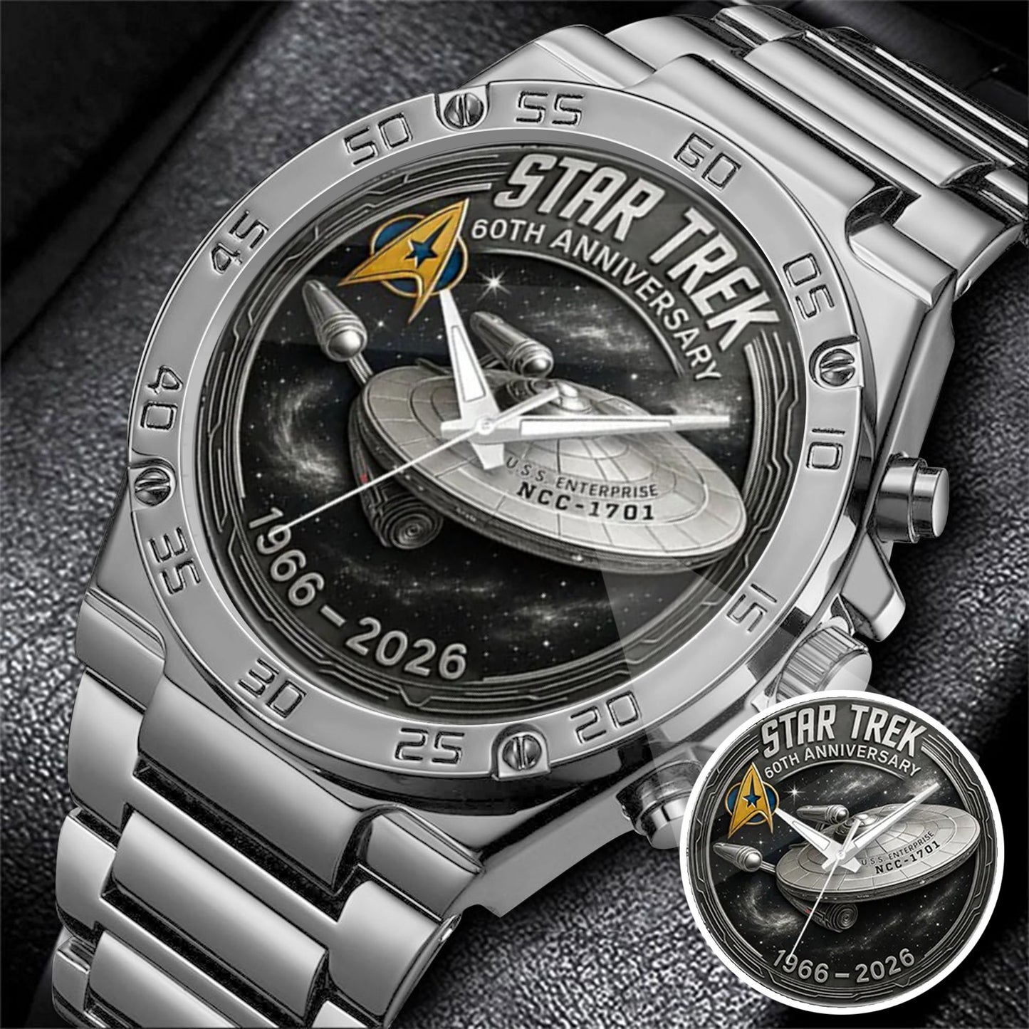Star Trek 60th Anniversary Stainless Steel Watch