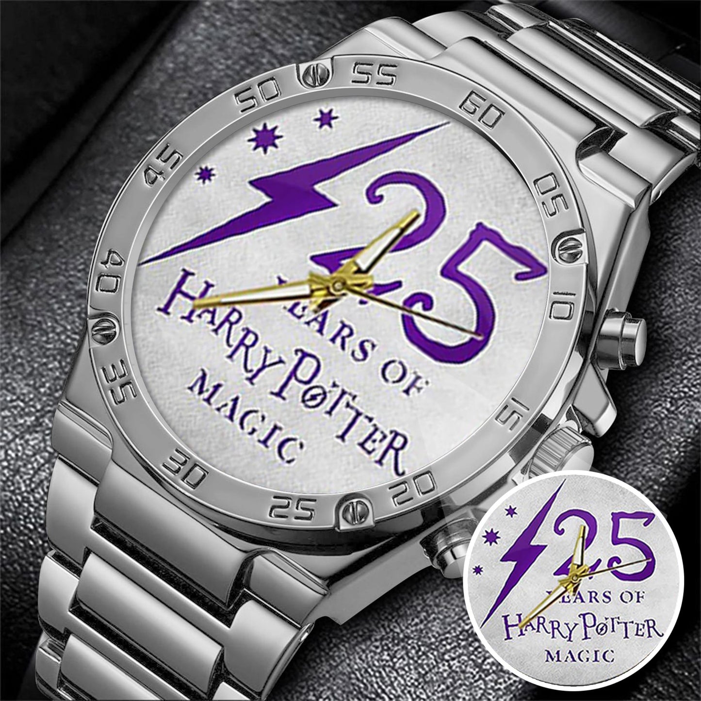 Harry Potter 25th Anniversary Stainless Steel Watch