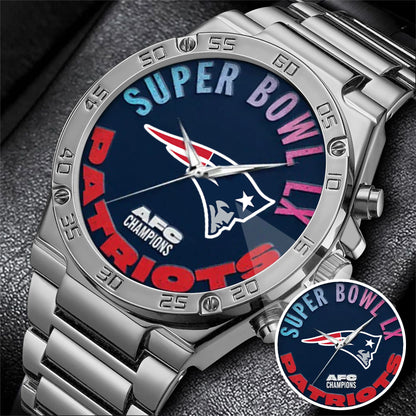 Super Bowl Stainless Steel Watch