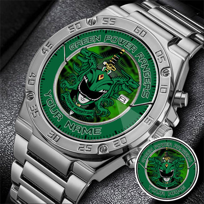 Mighty Morphin Power Rangers Dragonzord Custom Name Watch