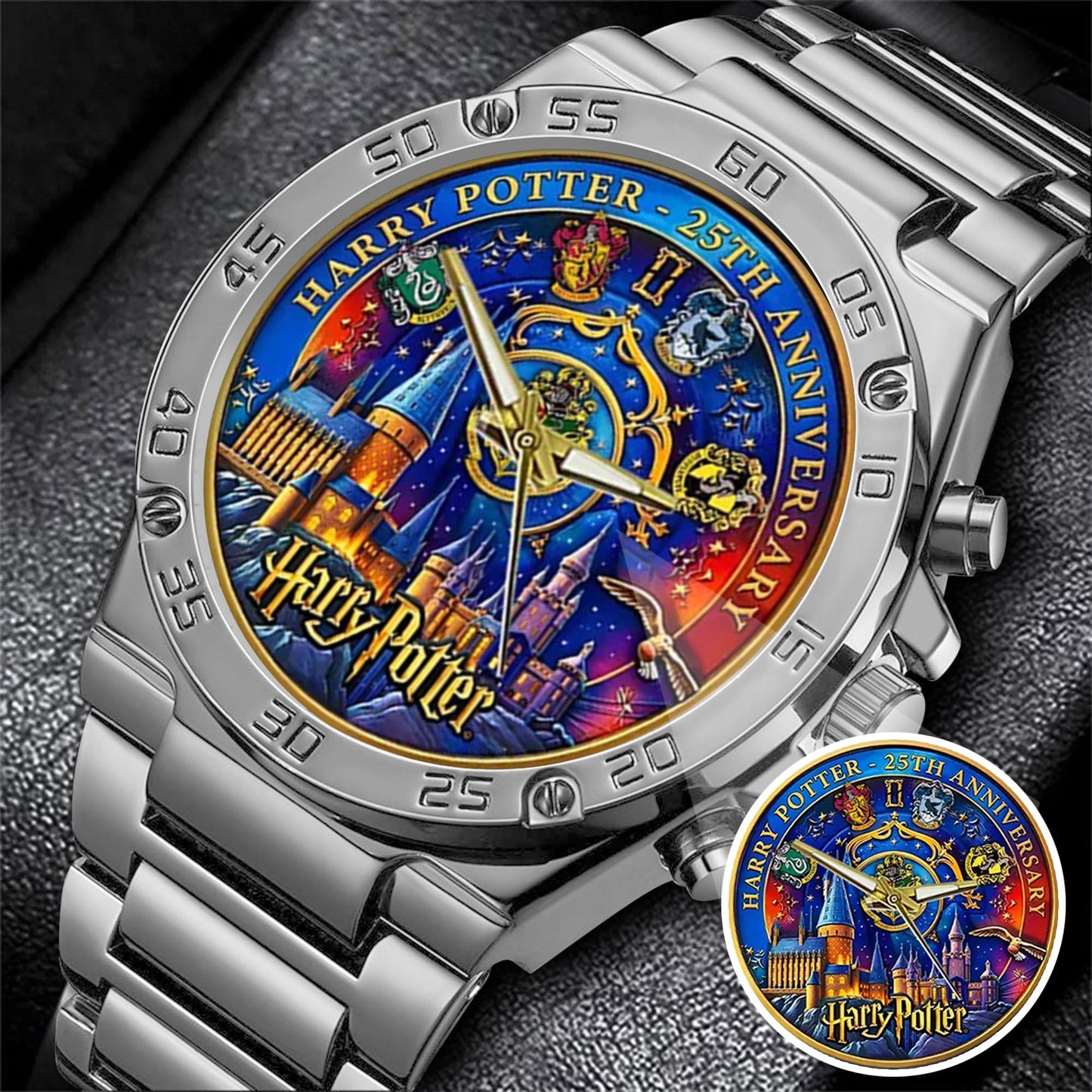 Harry Potter 25th Anniversary Stainless Steel Watch